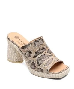 Eric Michael COLETTE MONA SNAKE ESPADRILLE MULE in Python Safari - women