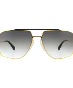 Dita MIDNIGHT SPECIAL DT DRX-2010-M-BLK-GLD-60-Z Unisex Aviator Sunglasses - women