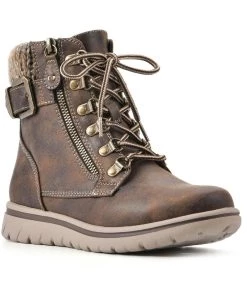 Cliffs by White Mountain Hearty Womens Faux Suede Cold Weather Winter & Snow Boots