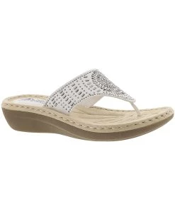Cliffs by White Mountain Cienna Womens Embellished Thong Wedges -SportsIllustrated Swim Sales 4c3f2ddc332a4eb7bb50a7fe6de68745 1080x
