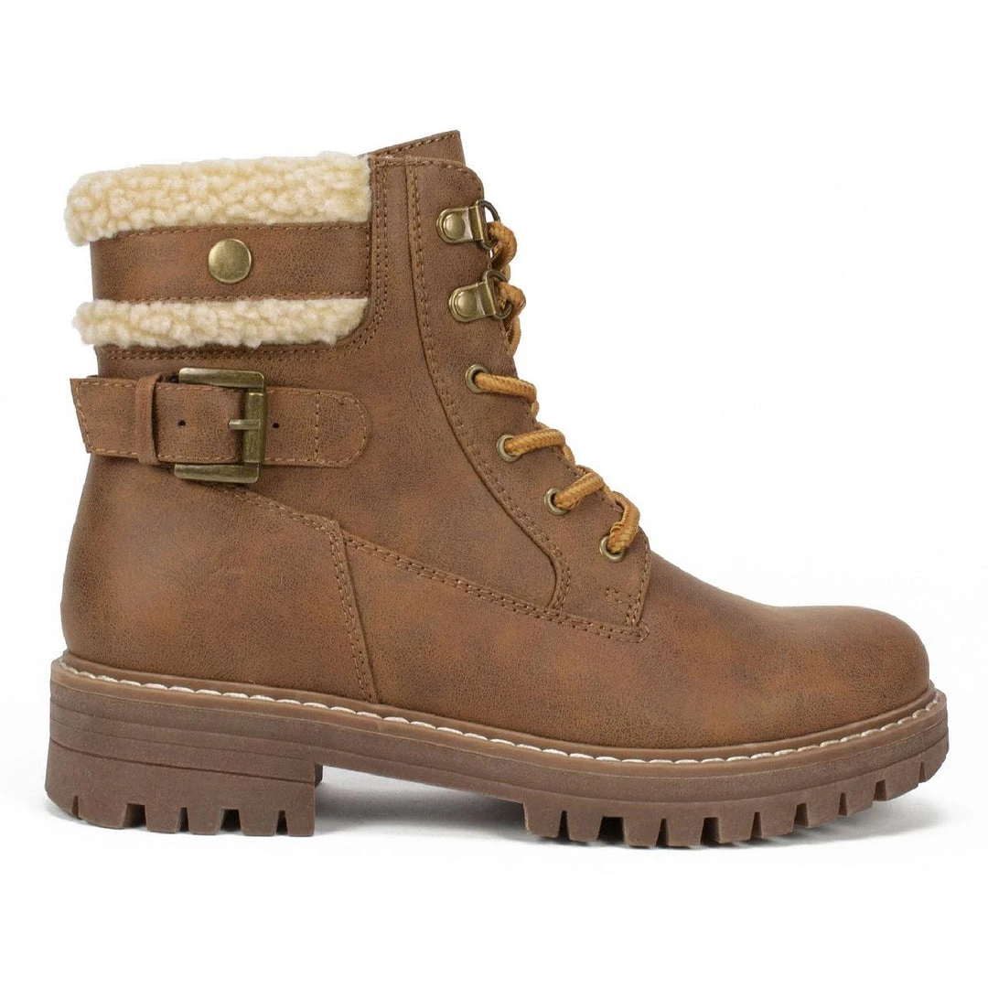 Cliffs by White Mountain Meldon Womens Faux Leather Lugged Sole Ankle Boots 4 Cliffs by White Mountain Meldon Womens Faux Leather Lugged Sole Ankle Boots - Image 2