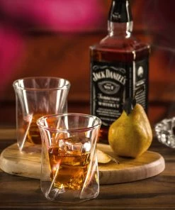 JoyJolt Lacey Double Wall Double Old Fashion Whiskey Glasses - 10 oz - Set of 4 -SportsIllustrated Swim Sales 622cf53e8a1544b8a1ed88b9e56402cd 1080x