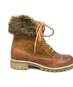 Eric Michael Women'S Utah Waterproof Winter Boot in Cognac