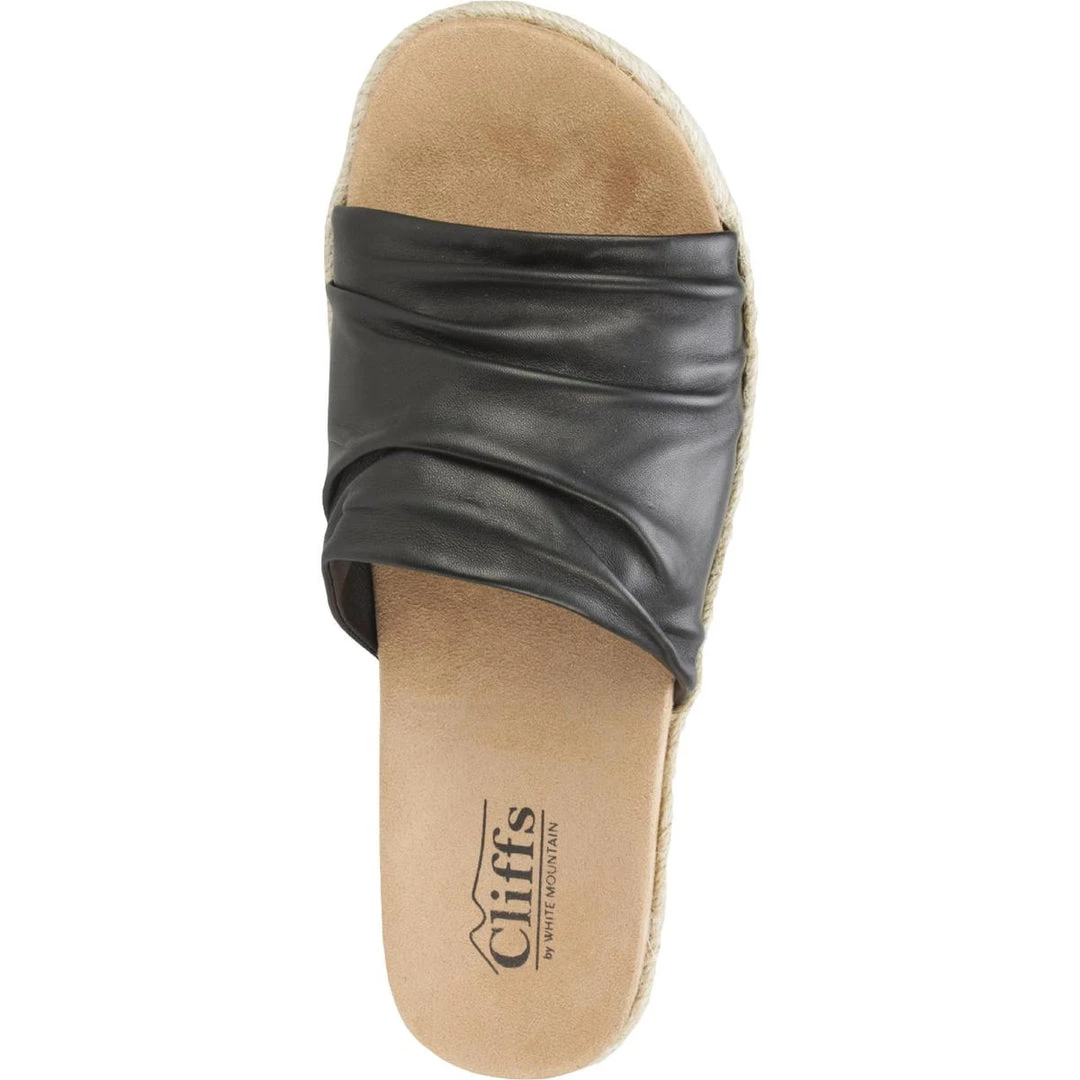 Cliffs by White Mountain Torri Womens Leather Espadrilles Slide Sandals 4 Cliffs by White Mountain Torri Womens Leather Espadrilles Slide Sandals - Image 2
