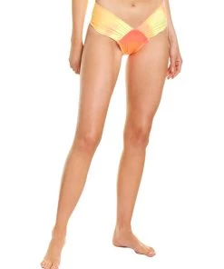 SportsIllustrated Swim Sales 41 SportsIllustrated Swim Sports Illustrated Swim High-Leg Ruched Bikini Bottom - women