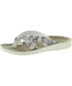 Cliffs by White Mountain Best Of Womens Slip On Footbed Flatform Sandals
