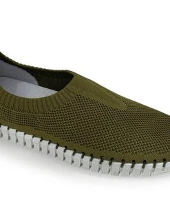 Eric Michael Lucy Sneakers in Olive - women