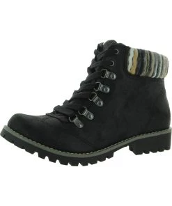 Cliffs by White Mountain Portsmouth Womens Ankle Outdoors Combat & Lace-up Boots