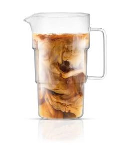 JoyJolt Pila Half Gallon Glass Drink Pitcher with Spout - 64oz