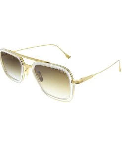 Dita Flight.006 DT 7806-L-CLR-GLD-52 Unisex Aviator Sunglasses - women