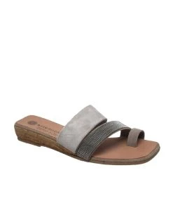 Eric Michael EBEN CLAUDIA TOE LOOP SLIDE ESPADRILLE in Ante Kangaroo - women