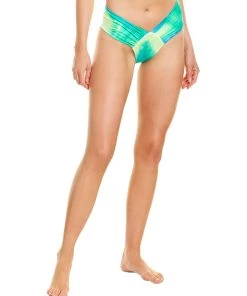 SportsIllustrated Swim Sales 14 SportsIllustrated Swim Sports Illustrated Swim High-Leg Ruched Bikini Bottom - women
