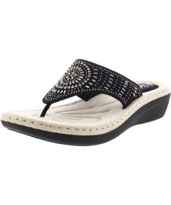 Cliffs by White Mountain Cienna Womens Embellished Thong Wedges -SportsIllustrated Swim Sales f829dd81ae764f11bb8a975506ba01f4 1080x