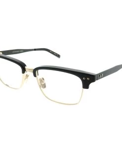 Dita Statesman Three DRX-2064-B-BLK-GLD-55 Unisex Rectangle Eyeglasses 55mm - women