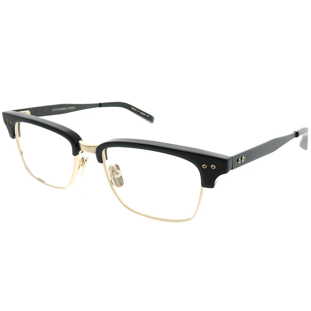 Dita Statesman Three DRX-2064-B-BLK-GLD-55 Unisex Rectangle Eyeglasses 55mm - women 3 Dita Statesman Three DRX-2064-B-BLK-GLD-55 Unisex Rectangle Eyeglasses 55mm - women